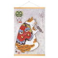 HD Chinese Fir Painting Japanese Style Samurai Cat Canvas Painting