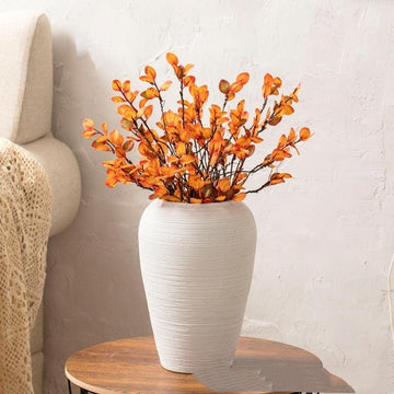 Nordic Style Solid Color Ceramic Vase – Creative Japanese Dried Flower & Hydroponic Vase