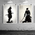 Japanese Samurai Canvas Living Room Home Decoration Painting