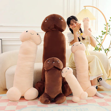 Realistic Penis Simulation Plush Toy – Funny Stuffed Hug Pillow for Girlfriend | Sexy Novelty Gift